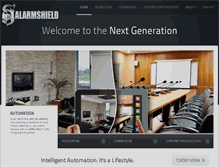 Tablet Screenshot of alarmshield.ca